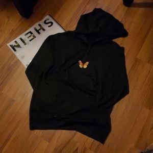 Black Butterfly Hoodie